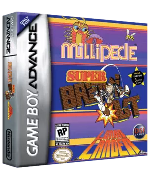 jeu 3 Games In One! - Super Breakout + Millipede + Lunar Lander